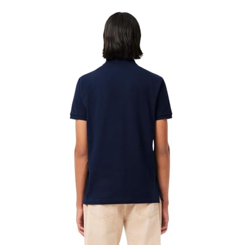 Lacoste Men's Slim Fit L12.12 Pique Polo - Navy Blue, X-Large - Image 3