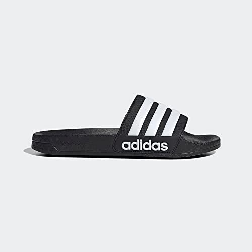 Adidas Adilette Shower Slides - Core Black/White - Image 2