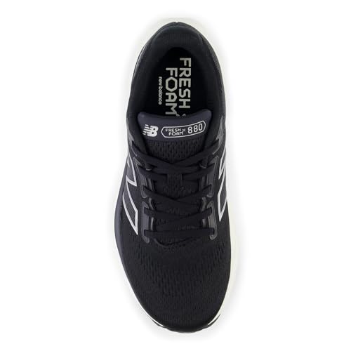 New Balance Women's W880V14 Running Shoe - Black/Sea Salt/Silver Metallic - Image 6