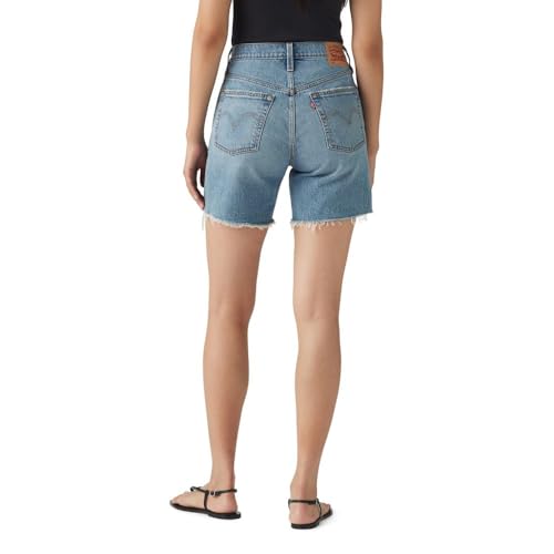 Levi's Women's 501 Mid Thigh Short, Ticked and Untied - Image 3