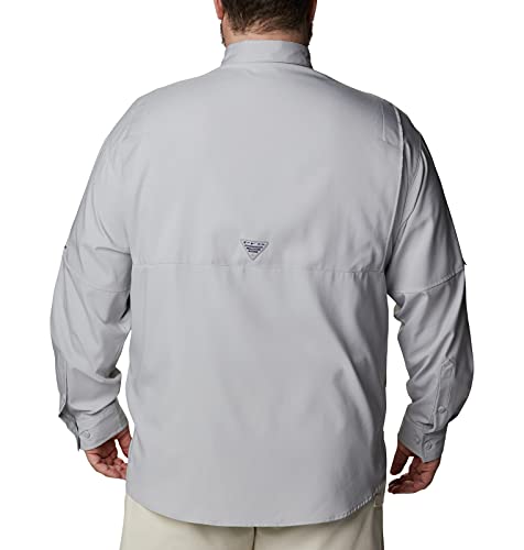Columbia Mens PFG Tamiami Long Sleeve Fishing Shirt - Cool Grey - Image 5