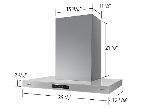 Samsung 30-inch Bespoke Smart Wall Mount Hood with WiFi Connectivity - Image 9
