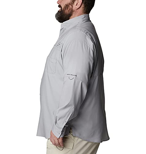 Columbia Mens PFG Tamiami Long Sleeve Fishing Shirt - Cool Grey - Image 6