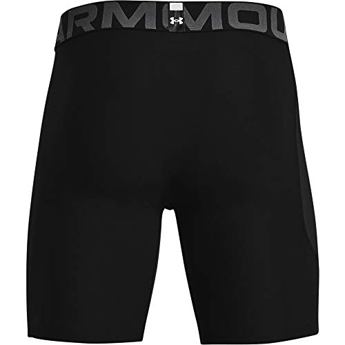 Under Armour Men's Armour HeatGear Compression Shorts - Black/Pitch Gray, X-Large - Image 4