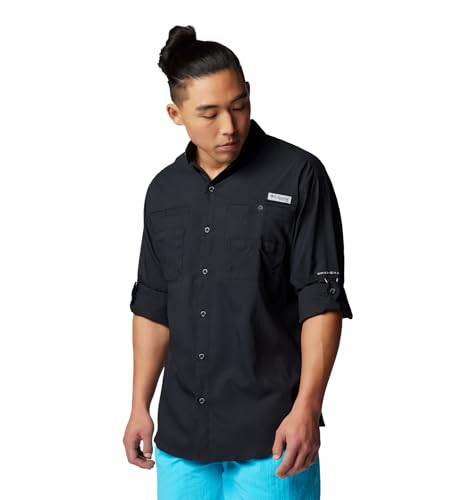 Columbia PFG Long Sleeve Tamiami II Fishing Shirt - Black - Image 6