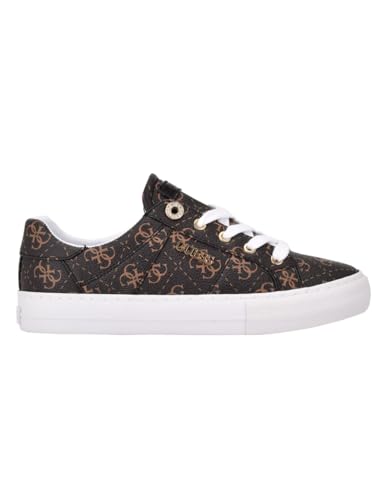 Guess Women's Loven3 Sneaker - Brown Multi 908 - Image 7