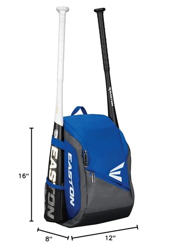 Easton GAME READY Youth Backpack Equipment Bag - Royal - Image 8
