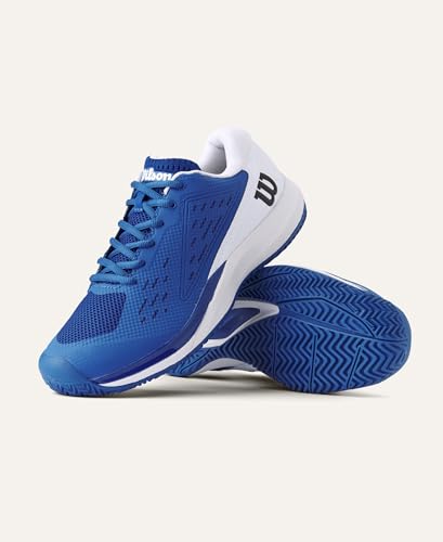 WILSON Men's Rush Pro Ace Pickler Shoe - Deja Vu Blue/White/Black, Size 9 - Image 15