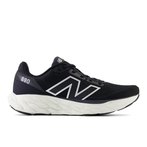New Balance Women's W880V14 Running Shoe - Black/Sea Salt/Silver Metallic - Image 3