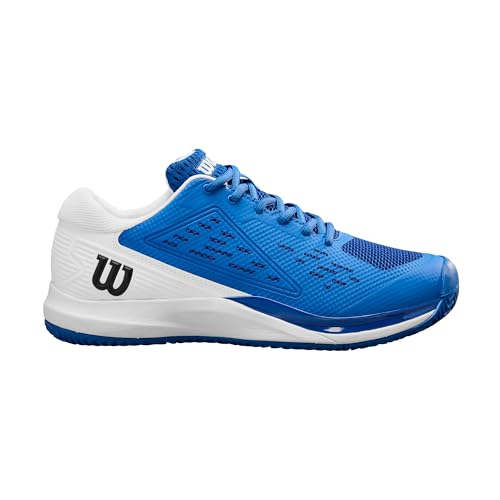 WILSON Men's Rush Pro Ace Pickler Shoe - Deja Vu Blue/White/Black, Size 9