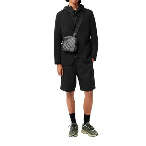 Lacoste Pima Cotton Crew Neck T-Shirt, Black, Medium - Image 4