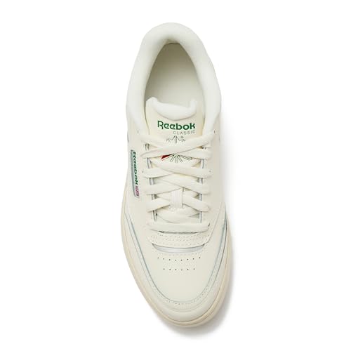 Reebok Women's Club C Extra Sneaker - Chalk/Glen Green, Size 8 - Image 4