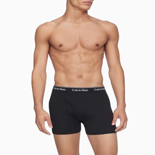Calvin Klein Men's Cotton Classics 3-pack Boxer Briefs - Size Small - Image 3