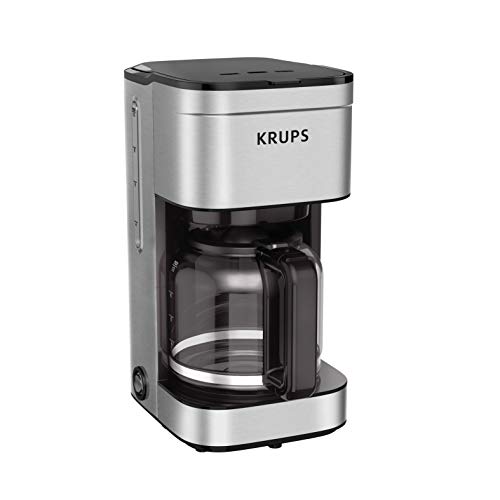 KRUPS 10-Cup Drip Coffee Maker - Sleek & Smart Design