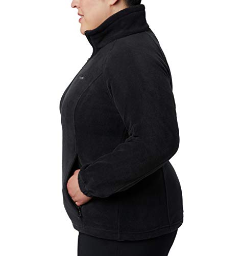 Columbia Women's Benton Springs Full Zip Fleece Jacket - Black (Medium) - Image 7