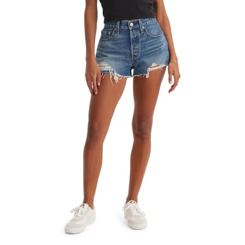 Levi's Women's 501 Original Short Darn It Now 27 2.5