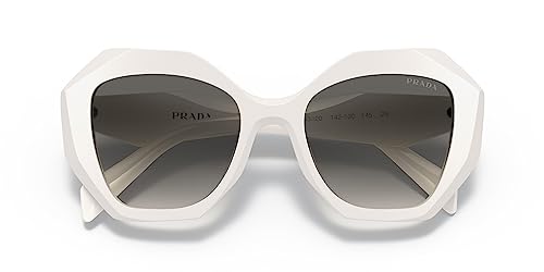 Prada PR 16WS Women's Sunglasses Talc/Grey Gradient 53 - Image 5