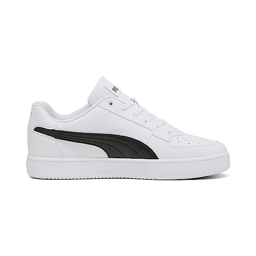 PUMA Mens Caven 2.0 Sneaker - White/Black-Gold - Image 4