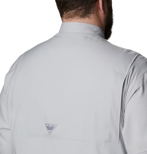 Columbia Mens PFG Tamiami Long Sleeve Fishing Shirt - Cool Grey - Image 8