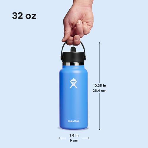 Hydro Flask 32 Oz Insulated Water Bottle - Cascade Blue - Image 6