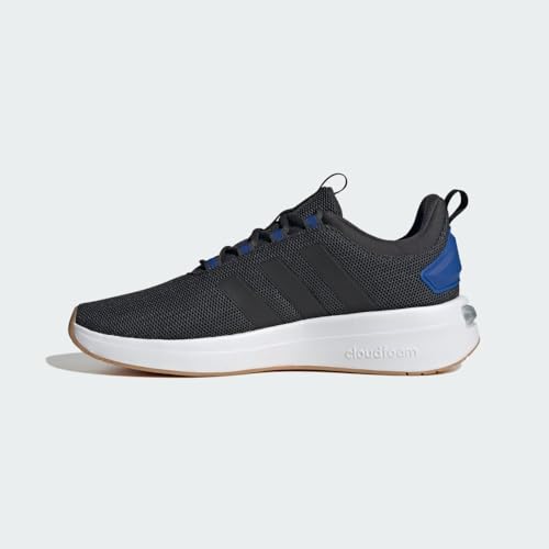 adidas Men's Racer TR23 Sneaker, Carbon/Black/Team Royal Blue, Size 10 - Image 8