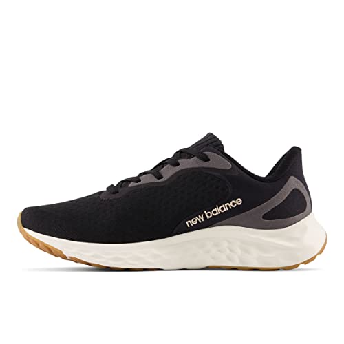 New Balance Women's Fresh Foam Arishi V4 Running Shoe - Black/Light Gold Metallic/Gum - Image 5