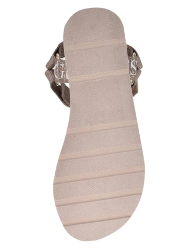 Guess Women's AVIN Wedge Sandal in Rose Gold - Image 5