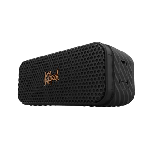 Klipsch Nashville Portable Bluetooth Speaker with 24-Hour Playtime & 360° Audio