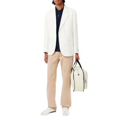 Lacoste Men's Slim Fit L12.12 Pique Polo - Navy Blue, X-Large - Image 4