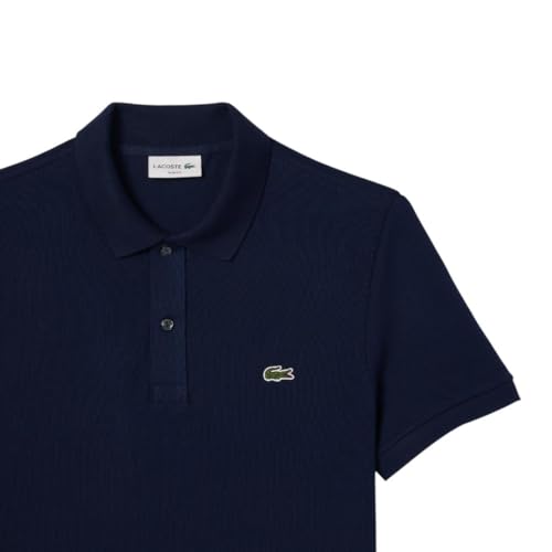Lacoste Men's Slim Fit L12.12 Pique Polo - Navy Blue, X-Large - Image 6