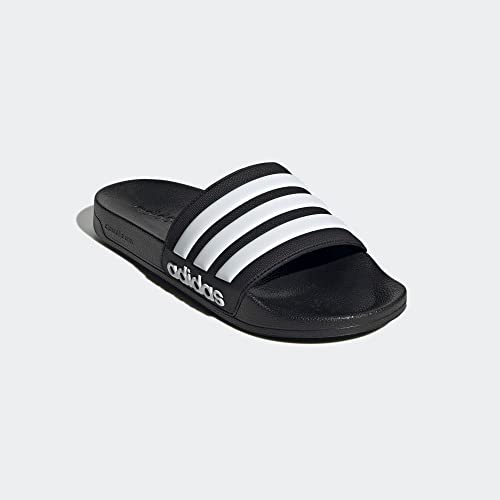 Adidas Adilette Shower Slides - Core Black/White - Image 5