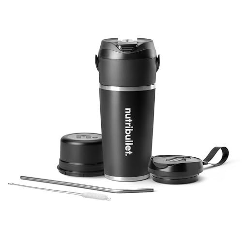 NutriBullet Flip Cordless Portable Blender with Insulated Cup