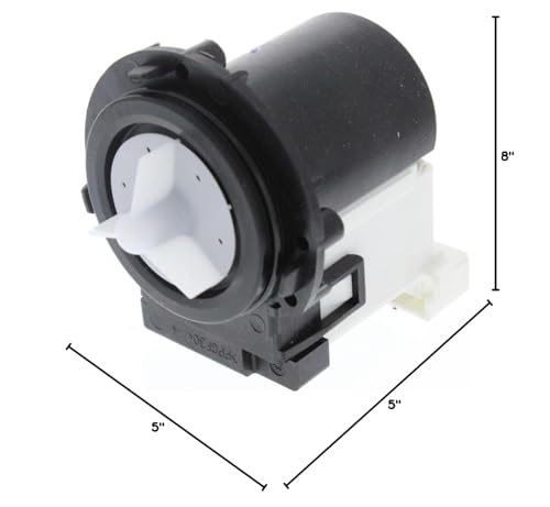 LG Genuine OEM Washing Machine Drain Pump Assembly - Image 7