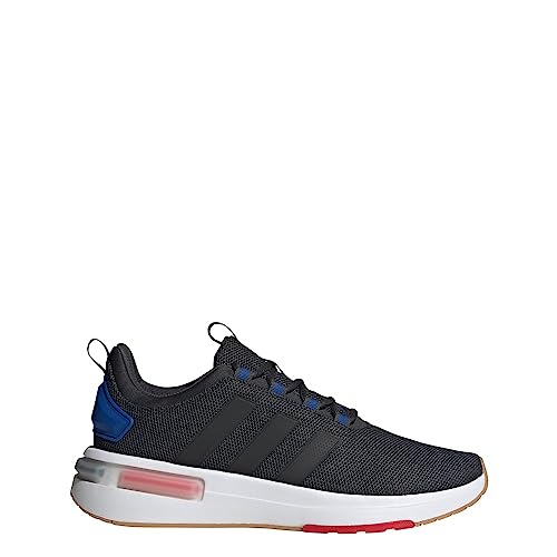 adidas Men's Racer TR23 Sneaker, Carbon/Black/Team Royal Blue, Size 10 - Image 2