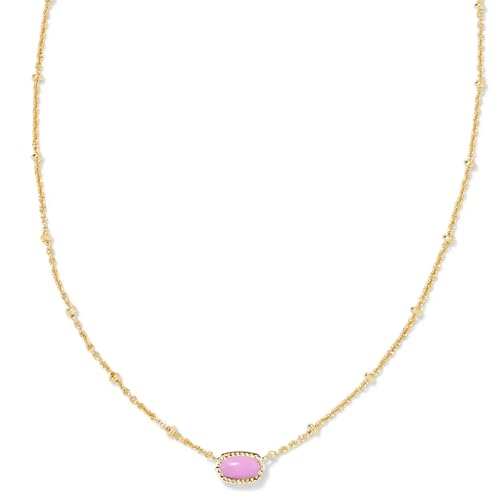 Kendra Scott Mini Elisa Satellite Pendant Necklace in Fuchsia