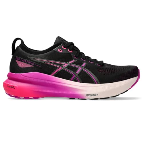 ASICS Women's Gel-Kayano 31 Running Shoes - Black/Bold Magenta