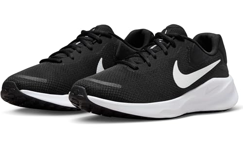NIKE Men's Black and White Sneaker, Size 11 - Image 7