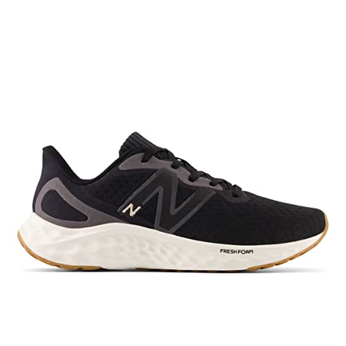 New Balance Women's Fresh Foam Arishi V4 Running Shoe - Black/Light Gold Metallic/Gum - Image 3