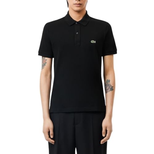 Lacoste Men's Slim-Fit Polo Shirt - Black, Large