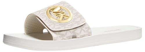 Michael Kors Women's MK Charm Slide Flex Pump - Vanilla, Size 8