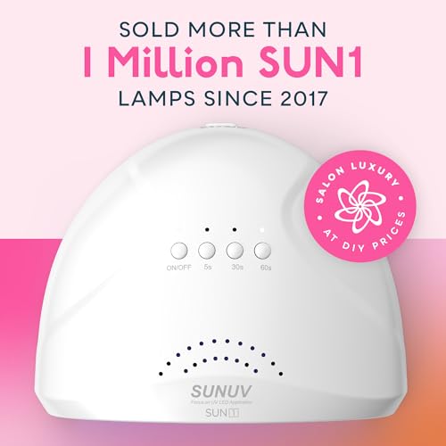 SUNUV 48W UV LED Nail Lamp with Smart Timer - Image 2