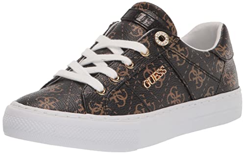Guess Women's Loven3 Sneaker - Brown Multi 908