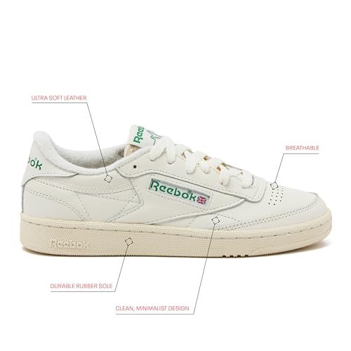 Reebok Women’s CLUB C 85 Vintage Sneakers, Size 8 - Image 2