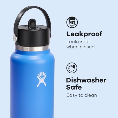 Hydro Flask 32 Oz Insulated Water Bottle - Cascade Blue - Image 3