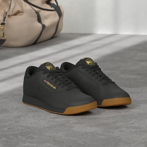 Reebok Women's Princess Wide Fashion Shoes – Black/Gum, Size 8 M US - Image 2