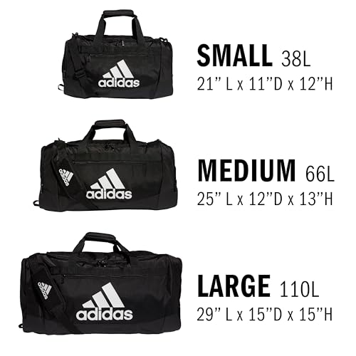 adidas Unisex Defender 4.0 Gym Duffel Bag - Small - Image 8