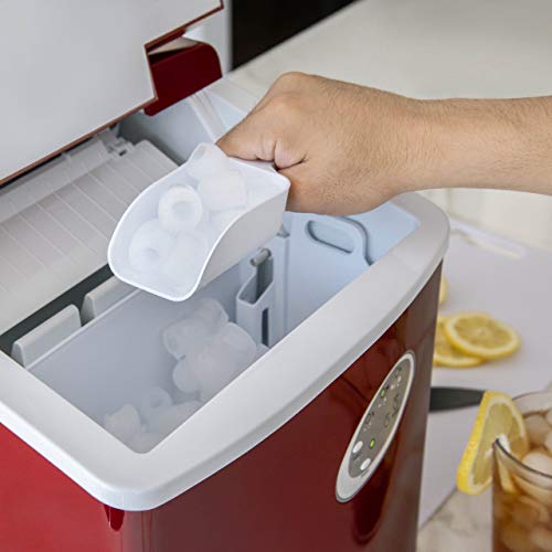 Newair Bullet Ice Machine - 28 lbs/Day Portable Ice Maker in Red - Image 12