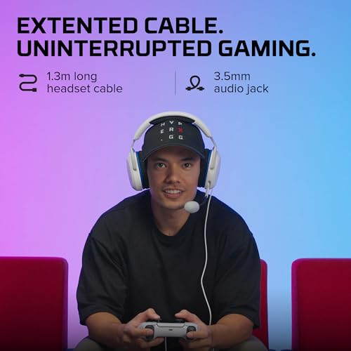 HyperX Cloud Stinger 2 Core - Over-Ear Gaming Headset for Playstation (White) - Image 2