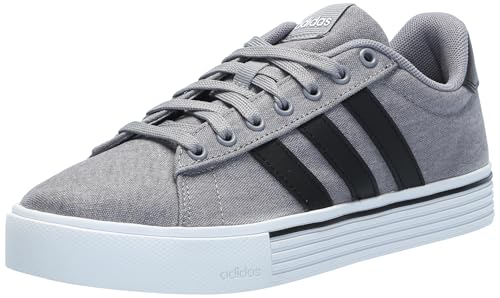 adidas Men's Daily 4.0 Sneaker - Grey/Black/White, Size 11.5