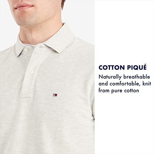 Tommy Hilfiger Men's Classic Fit Short Sleeve Polo Shirt - Tommy Black 3X-Large - Image 6